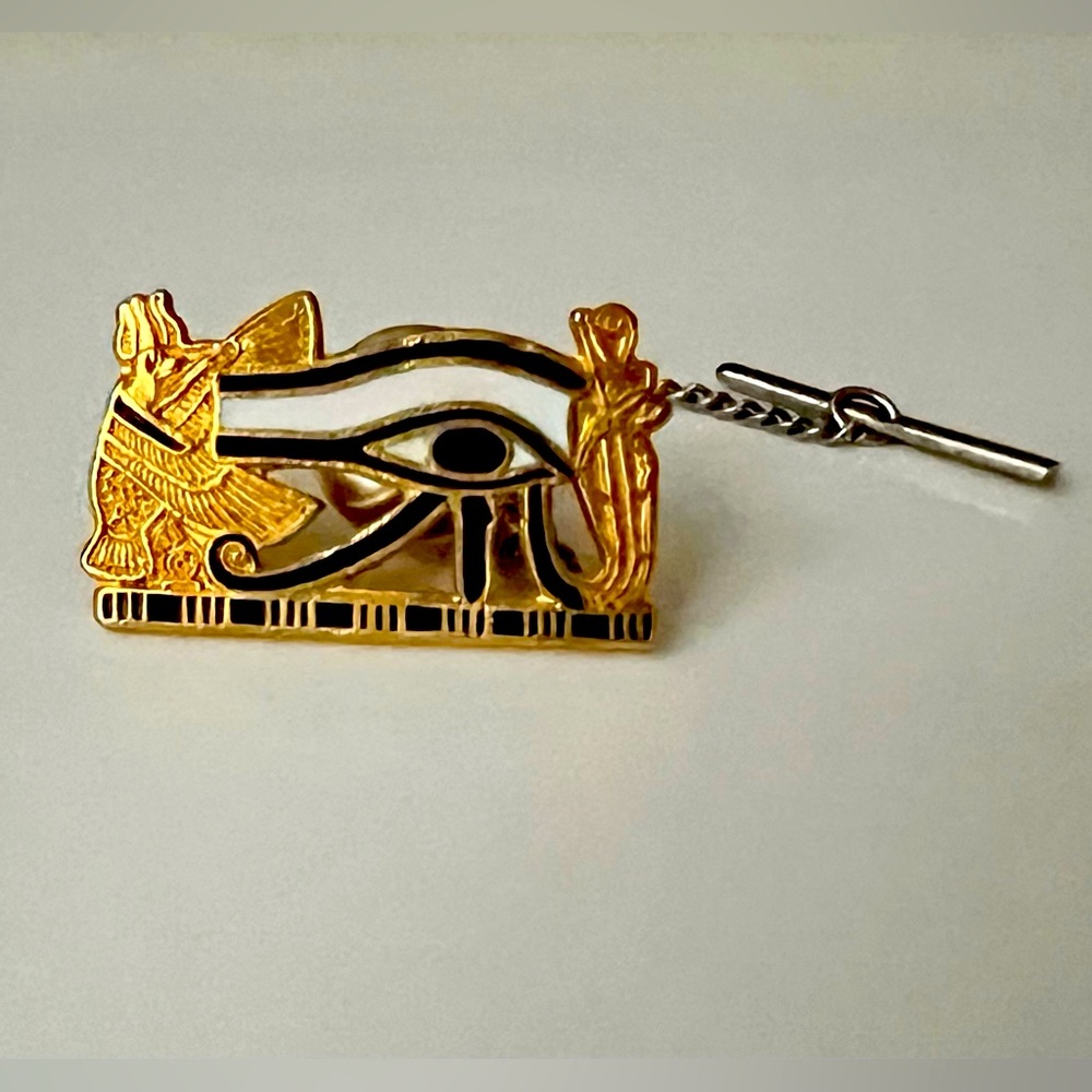 MMA Udjat Eye of Horus Tie Tack Lapel Pin Brooch